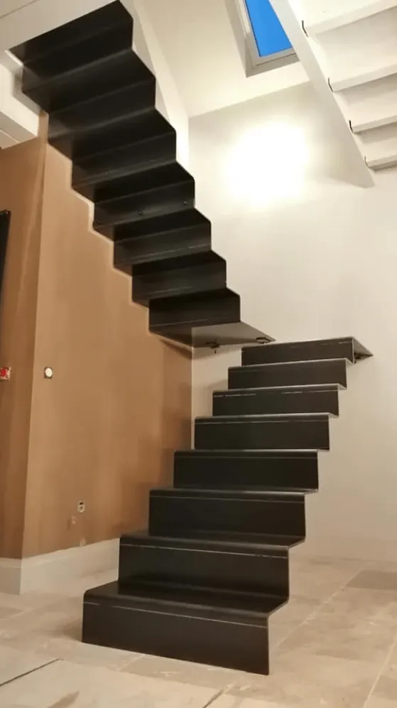 Metal staircase