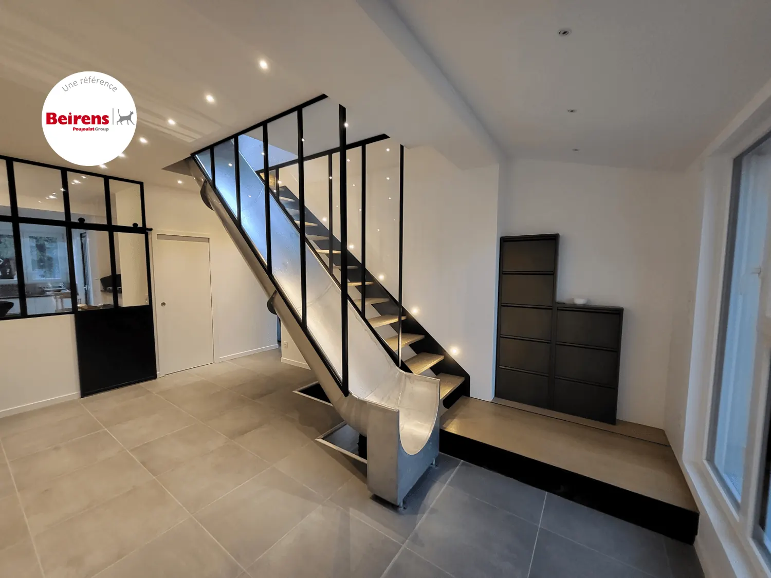 Metal staircase made by Beirens